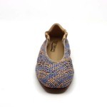 Softwaves ballerine blauw gevlochten 9.15.01
